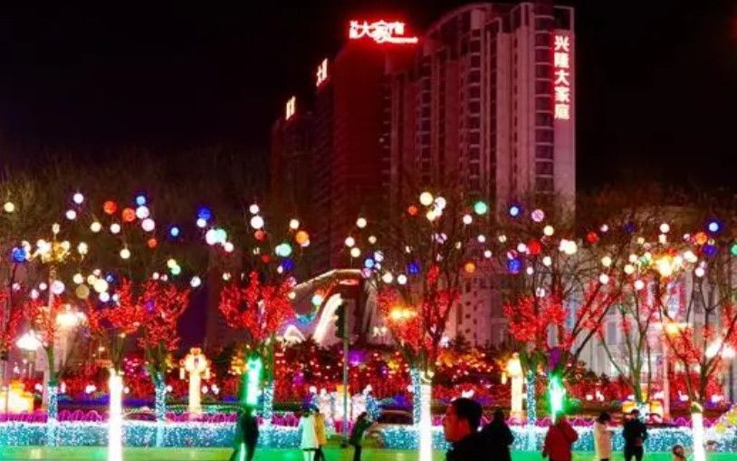 南充市政亮化向日葵视频色板下载製作施工安裝