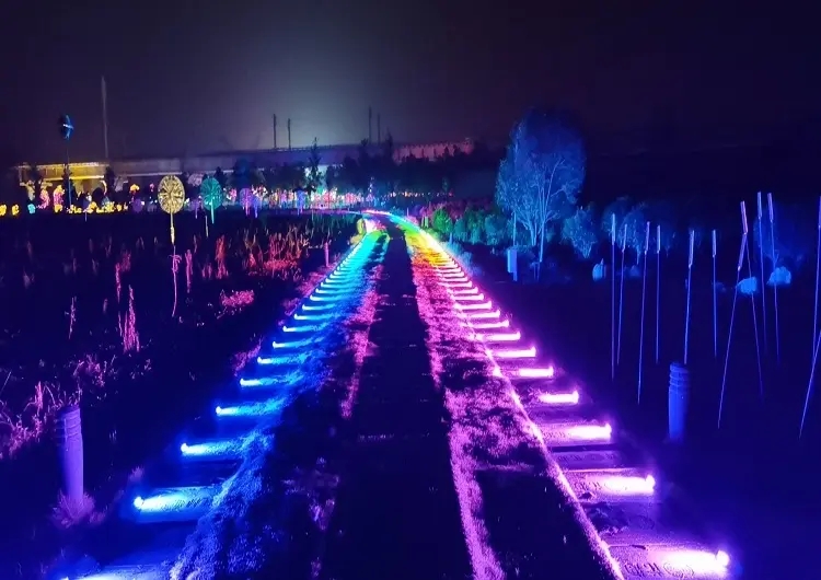 成都照明亮化向日葵视频色板下载製作安裝